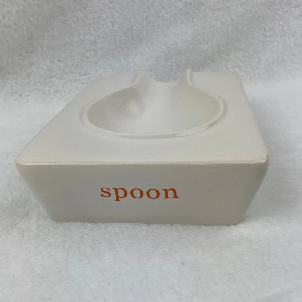 Pier 1 Imports Stoneware Spoon Rest 7”